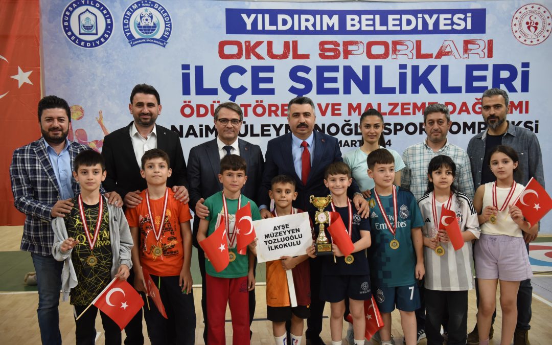 Yıldırım’da İlkokul Sporcuları Ödüllendirildi