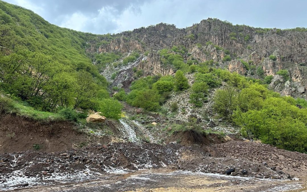 Tunceli’de Sağanak Yağış ve Dolu Hayatı Olumsuz Etkiledi