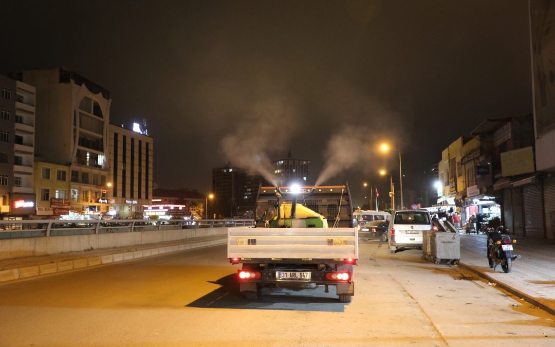 Hatay’da Haşere İlaçlama Çalışmaları Devam Ediyor