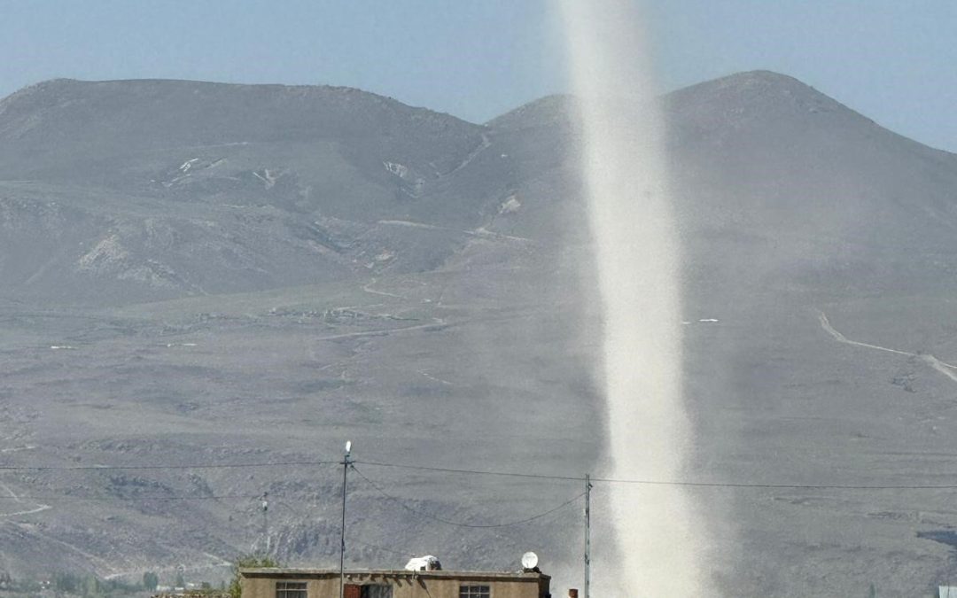 Ağrı Doğubayazıt’ta Görülen Hortum Olayı