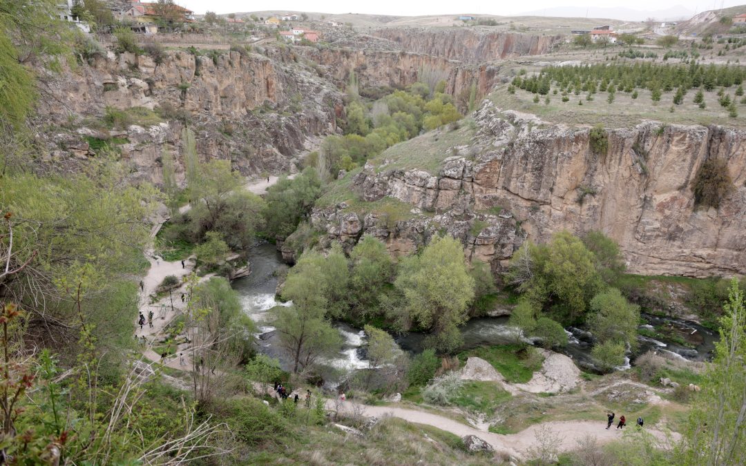 Ihlara Vadisi’nde Melendiz Çayı’nın Doğal Güzelliği