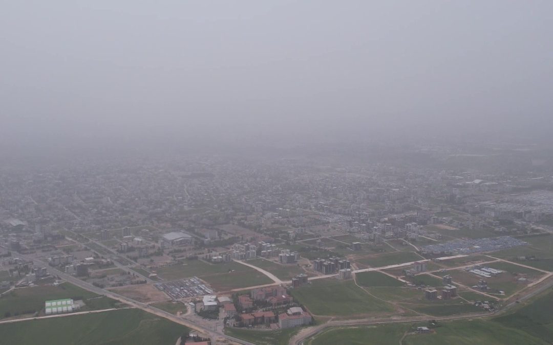 Toz Bulutu Adıyaman’ı Kapladı