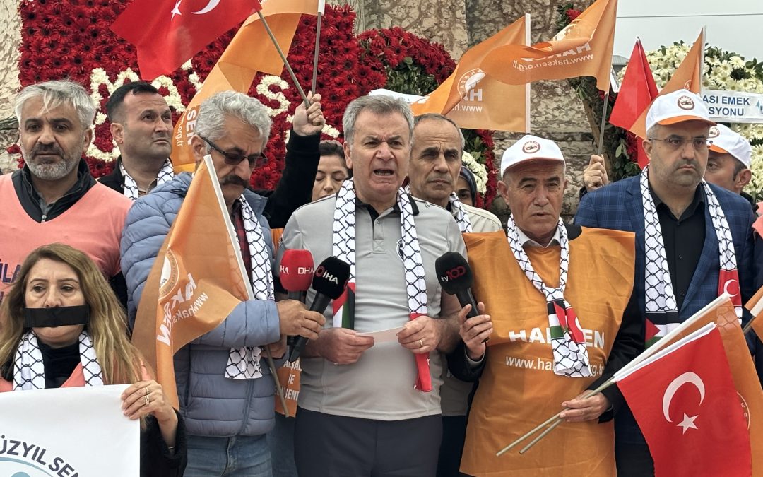 HAKSEN Konfederasyonu Taksim’de 1 Mayıs Emek ve Dayanışma Günü Etkinliği Gerçekleştirdi