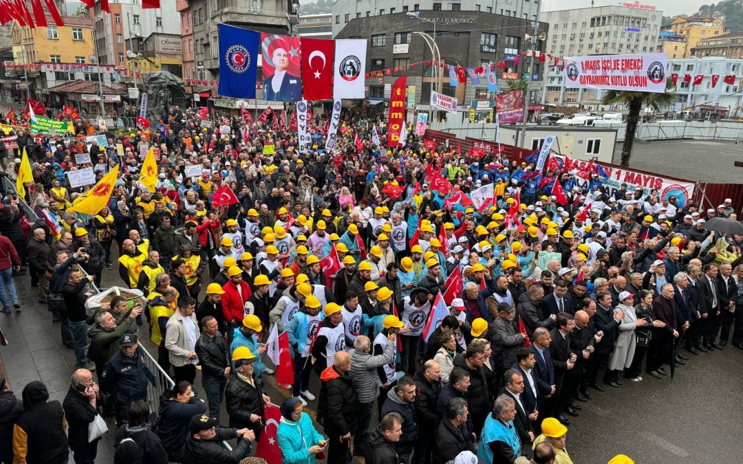 Zonguldak’ta 1 Mayıs Emek ve Dayanışma Günü Coşkuyla Kutlandı