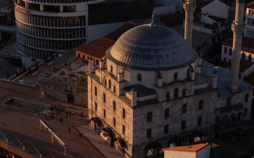 Yıldırım Bayezid Camii’nin Denge Sütunları Çalışmaya Devam Ediyor