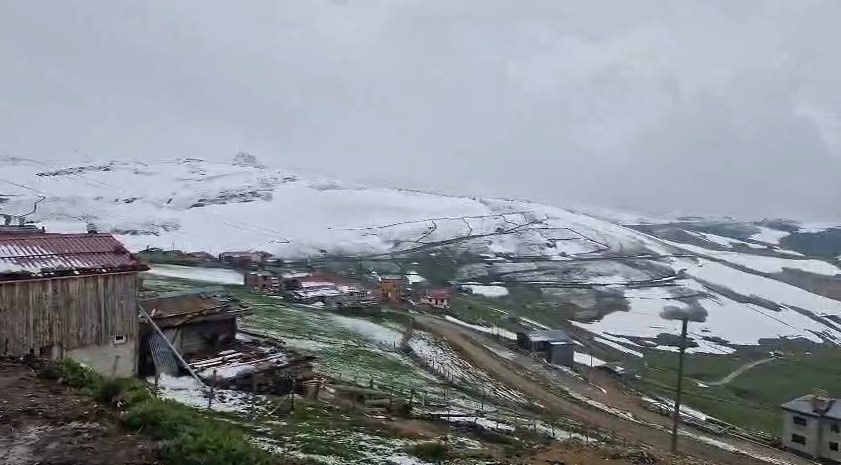 Doğu Karadeniz Yaylalarında Mayıs Ayında Kar Yağışı