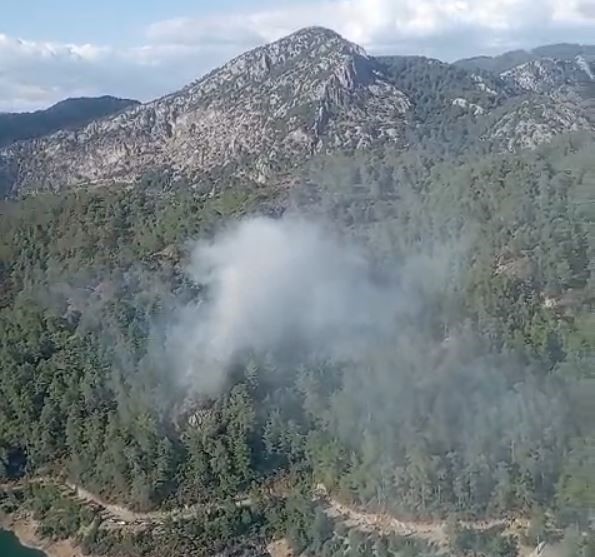 Dalaman’daki Orman Yangını Hızlı Müdahale ile Söndürüldü