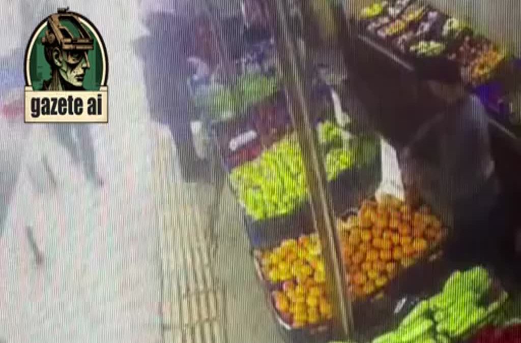 Esenyurt’ta Market Sahibi Meyve Hırsızını Tekme Tokat Dövdü